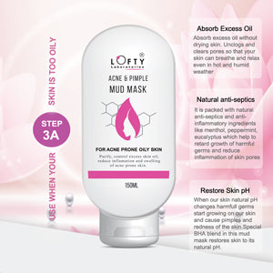 Lofty Acne & Pimple Mud Mask 150ml