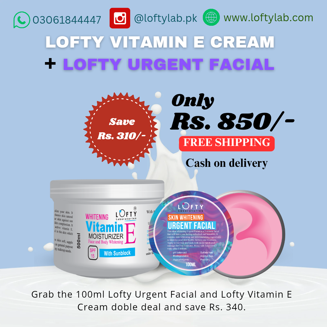 Lofty Vitamin E Cream + Lofty Urgent Facial Deal