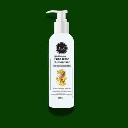 Skin Whitening Face Wash and Cleanser