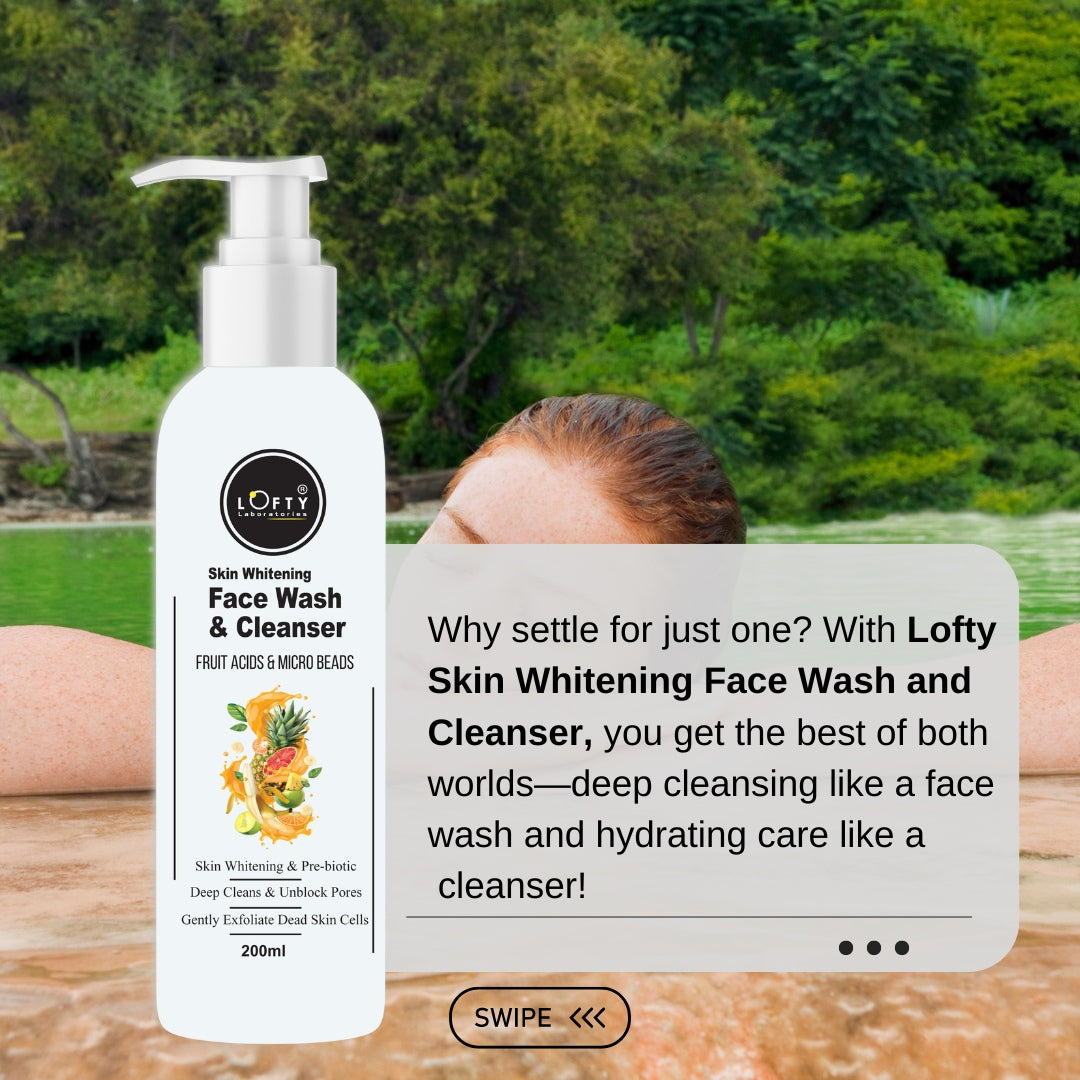 Skin Whitening Face Wash and Cleanser